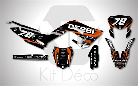 Kit déco DERBI 50 DRD SENDA XTREME THUNDER Séries drd xtreme pro