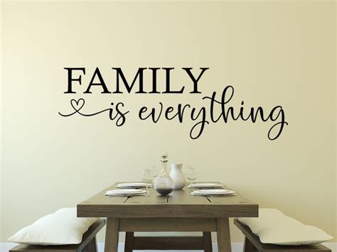 Family is Everything Decal Family is Everything Wall Decal - Etsy