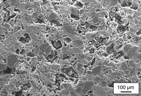 Sem Image Of Porcelain Stoneware Showing Cracking And Debonding Of