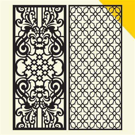 Big Laser Cut Decorative Wall Panel Pattern Set Jali Designacrylic And