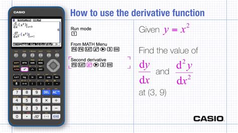 How To Evaluate Derivatives And Draw The Derivative Function With A