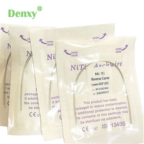 20pc Denxy Dental Ortho Reverse Curve Archwire Round Rectangular RCS