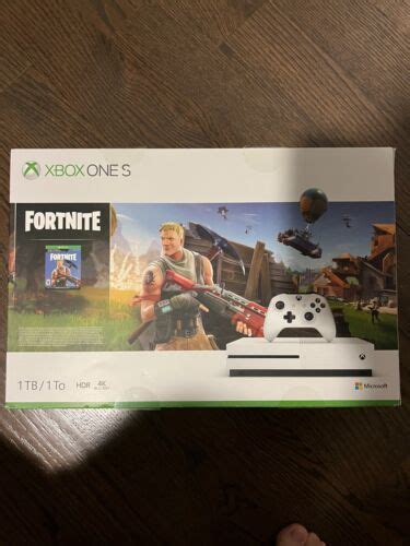 Microsoft Xbox One S 1tb Fortnite Console Bundle White Ebay