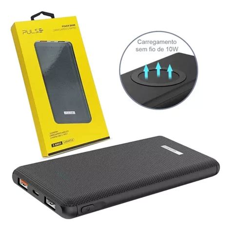 Carregador Móvel Portátil Powerbank 10 000 Mah Universal