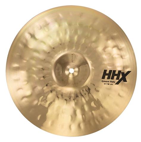 Sabian 15 HHX Groove Hi Hat Top Only Brilliant Cymbal Reverb