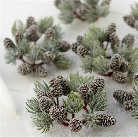 Sm Winter Faux Pine Cone Taper Candle Ring 3 12 Napkin Ring Etsy