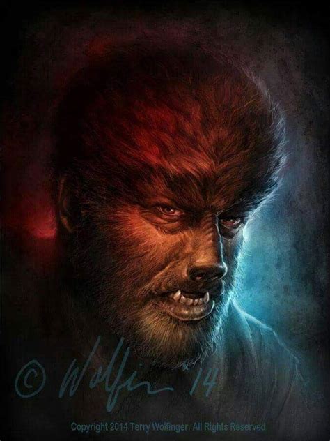 Universal Classic Monsters Art The Wolfman 1941 By Terry Wolfinger Classic Horror Movies