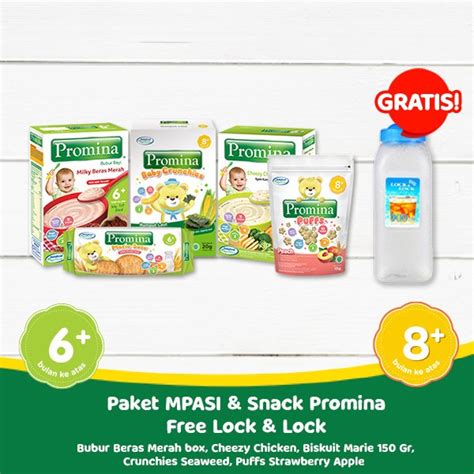 Paket Mpasi Dan Snack Promina Free Lock Lock Bottle Lazada Indonesia