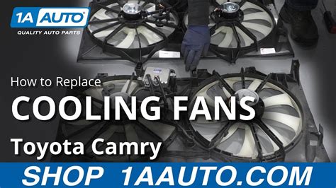 How To Replace Radiator Cooling Fans Toyota Camry Youtube