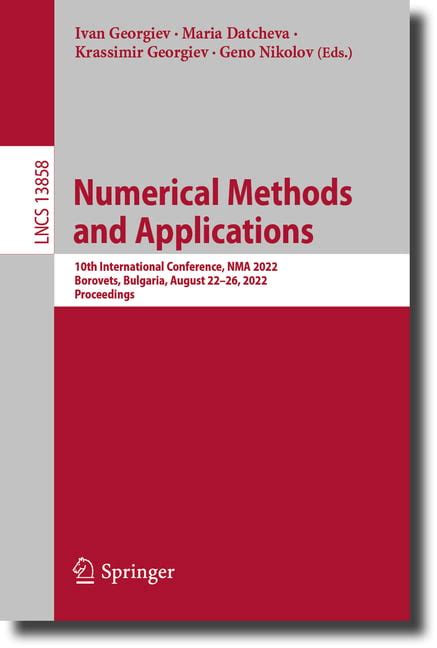 Lecture Notes In Computer Science Numerical Methods And Applications