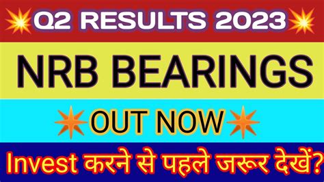 Nrb Bearings Q Results Nrb Bearings Results Nrb Bearing Share