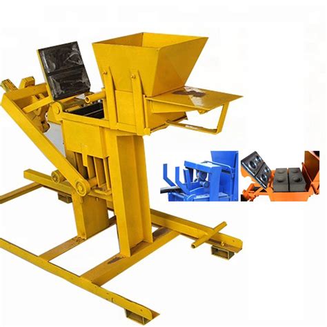 Qmr2 40 Manual Interlocking Soil Earth Press Brick Maker China Brick