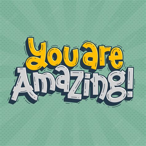 premium vector   amazing lettering doodle hand drawn