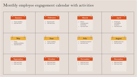 Tactical Employee Engagement Action Planning Monthly Employee