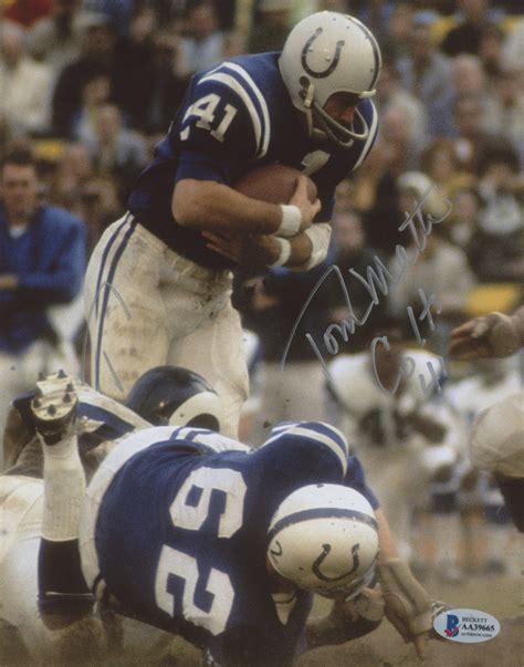 Tom Matte Signed Colts 8x10 Photo Inscribed Colt Beckett Pristine