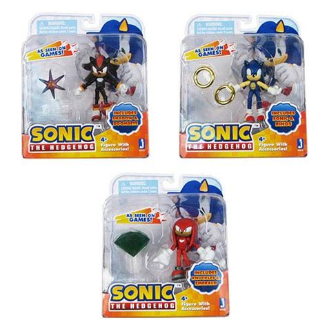 Sonic the Hedgehog 3-Inch Figures with Accessories Case