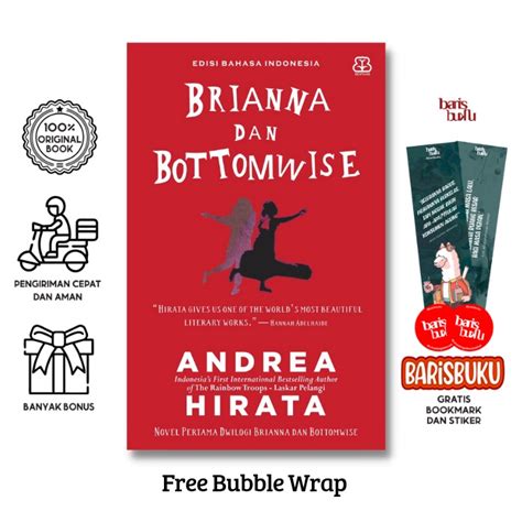 Jual Buku Novel Brianna Dan Bottomwise Buku Andrea Hirata Novel