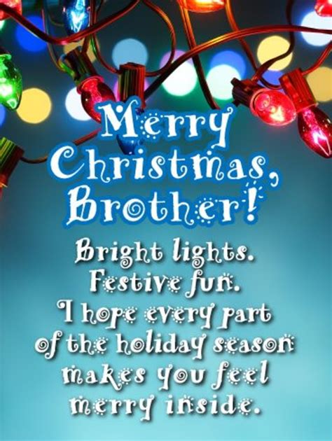 25 Perfect Merry Christmas Wishes For Brother