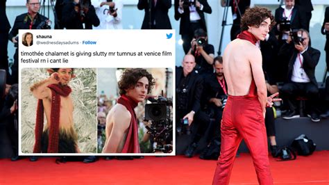 Timoth E Chalamets Backless Outfit In Venice Has The Internet Exploding