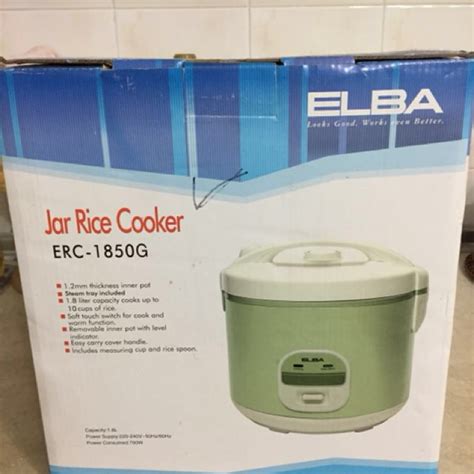 Elba Rice Cooker 1 8L Capacity TV Home Appliances Kitchen