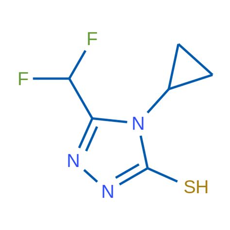 164352 71 0 4 Cyclopropyl 5 Difluoromethyl 4h 1 2 4 Triazole 3 Thiol