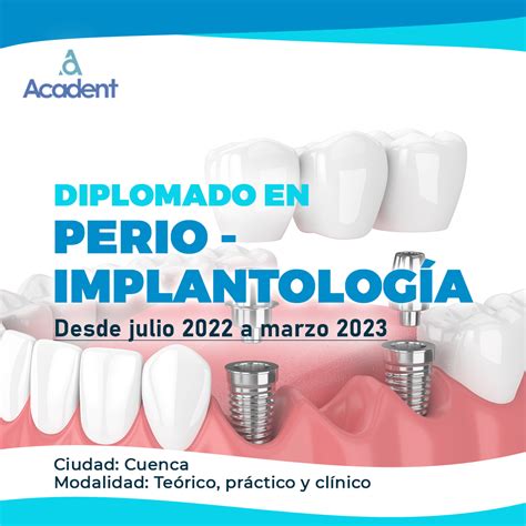 DIPLOMADO EN PERIO IMPLANTOLOGÍA Guia Dental Ecuatoriana