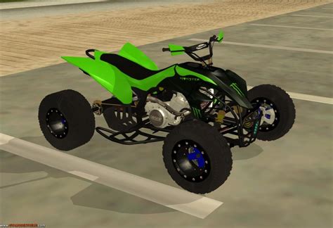 Quadriciclo Kawasaki Monster Energy Para Gta San Andreas Texugo Mods