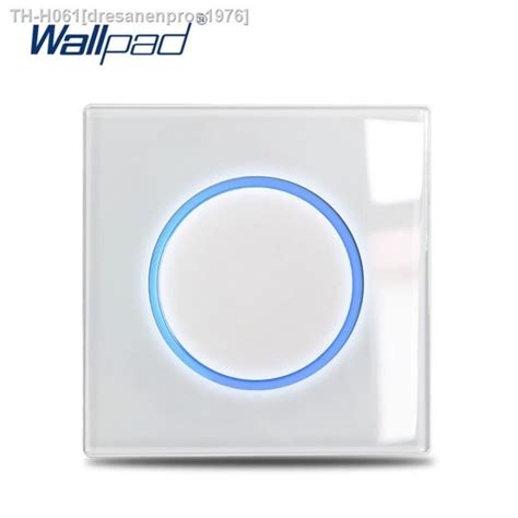 Wallpad 1 2 3 4 Gang Wall Light Switch 1 Way 2 Way White Glass Step