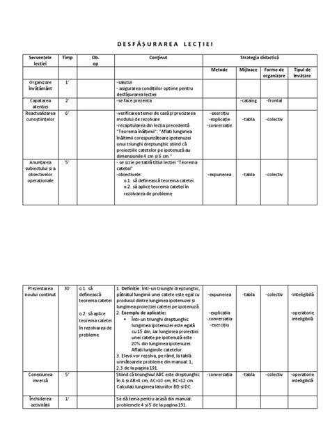 Pdf Clasa A 7 A Tabel Dokumentips