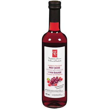 Vinaigre De Vin Rouge Saveur De Framboises Pc Pc Ca