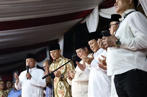 Prabowo Terpilih Jadi Presiden Ri Ucapkan Terima Kasih Pada Jokowi