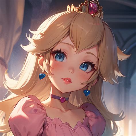 Ai Art Princess Peach By Msoccer Pixai