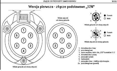 Схема подключения прицепа и распиновка розетки фаркопа