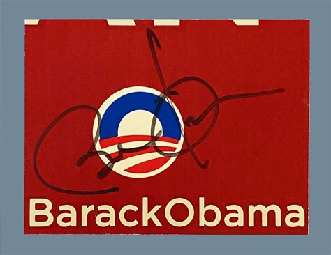 Lot Detail Barack Obama Signed Placard Card Cut Psa Dna Loa