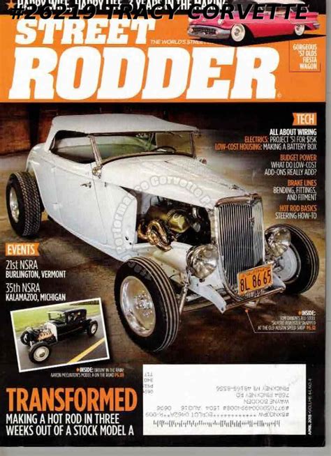 April 2015 Street Rodder Brett Schreiber 1936 Ford Five Window Coupe