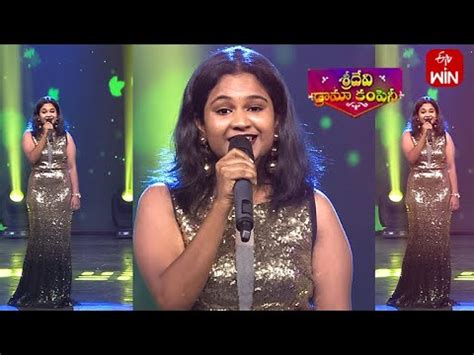 Singer Spoorthi Songs Performance Sridevi Drama Company 14th May