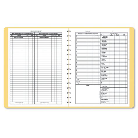 Dome Simplified Monthly Bookkeeping Record Tan Vinyl Cover 128 Pages