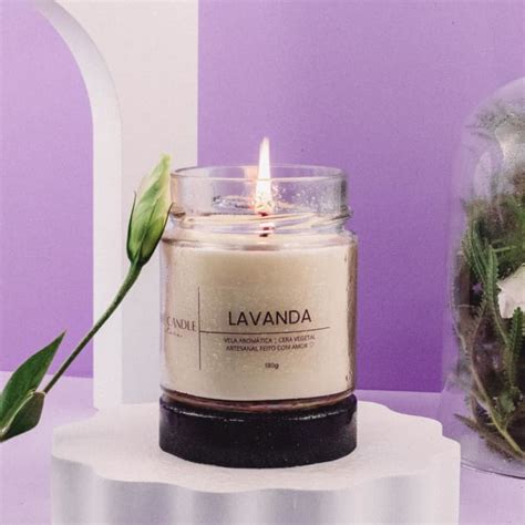 Vela Arom Tica The Candle Store Lavanda Beleza Na Web