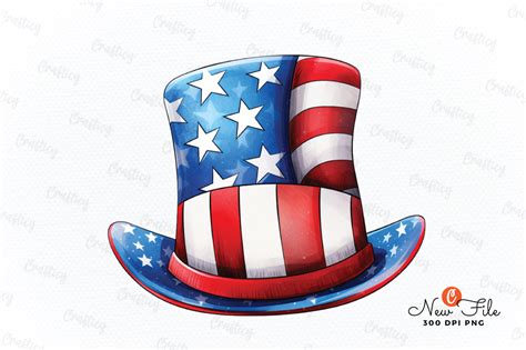 Th Of July Hat Sublimation Clipart Graphic By Crafticy Creative Fabrica