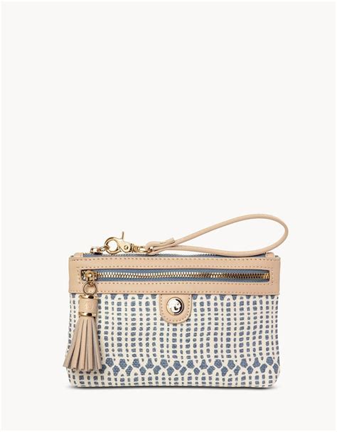 Nwt Brand New Spartina 449 Songbird Tassel Wristlet Women Bag Etsy