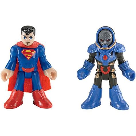 Imaginext Liga Da Justi A Superman Darkseid Bbf Bonecos