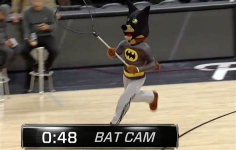 Spurs Mascot in Bat Costume, Captures Bat (Video) - BlackSportsOnline