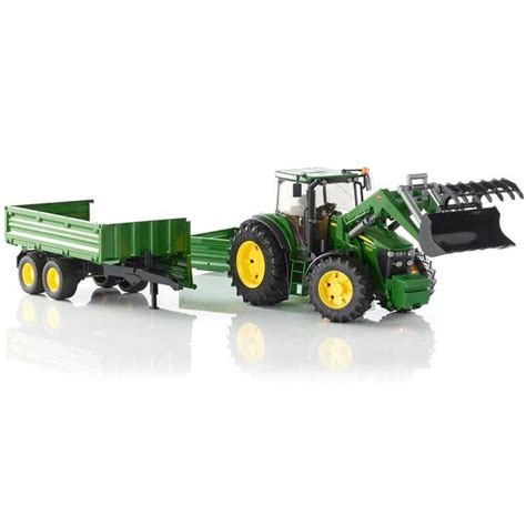 K P Bruder Barntraktor John Deere Frontlastare Sl P