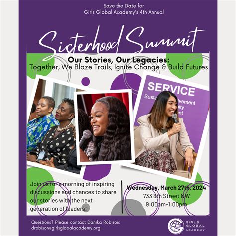 Sisterhood Summit 2024 - Our Sponsors » Girls Global Academy Public ...