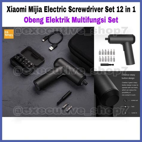 Jual Xiaomi Mijia Electric Screwdriver Set In Obeng Elektrik