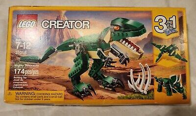 LEGO 31058 Mighty Dinosaurs Lego Creator 3 In 1 T Rex Pterodactyl