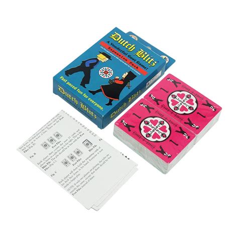 The Original Fast Paced Card Dutch Blitz Game Contains 160 Cards Axon