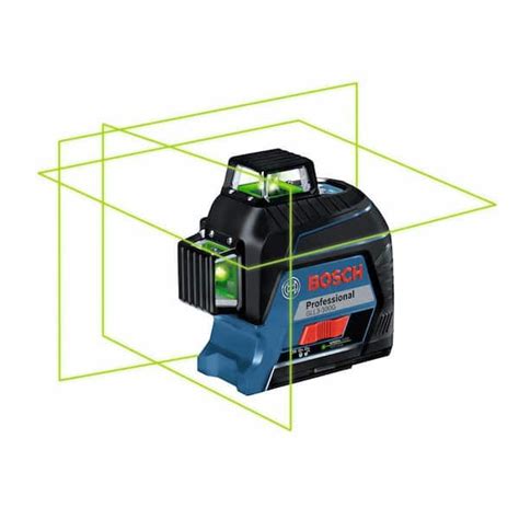 Bosch 300 Ft Green 360 Degree Laser Level Self Leveling With Visimax