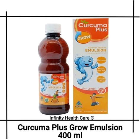 Jual Curcuma Plus Grow Orange 400 Ml Curcuma Plus Grow Emulsion 400