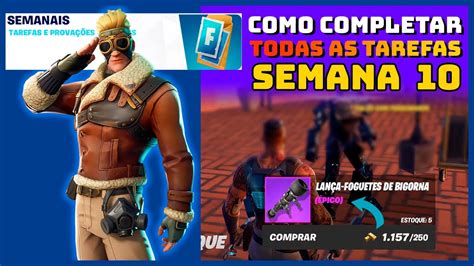 Fortnite Como Completar Todas As Miss Es Da Semana Do Passe